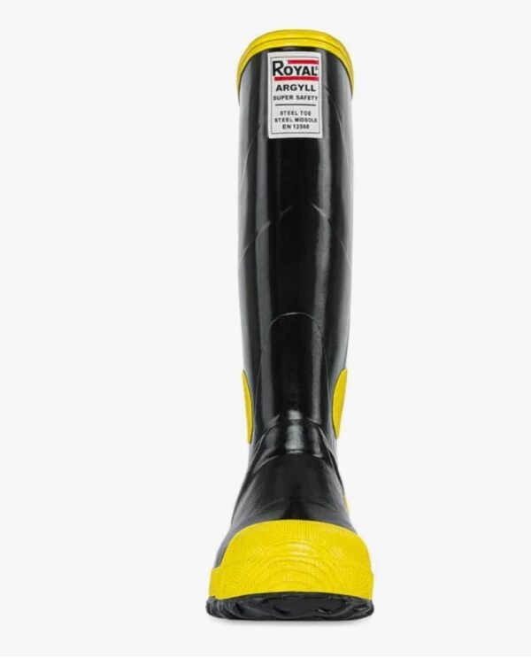 BOTA DE CAUCHO CINTA AMARILLA ARGYLL SAFETY