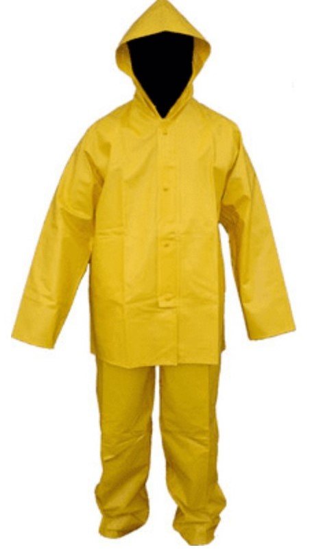 IMPERMEABLE CAL 18 AMARILLO - NEGRO