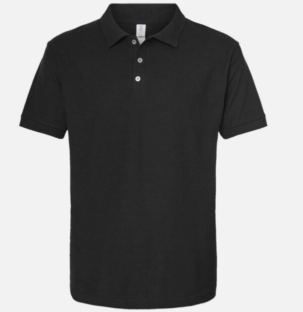 CAMISETA TIPO POLO AZUL-GRIS-NEGRO