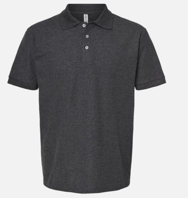 CAMISETA TIPO POLO AZUL-GRIS-NEGRO