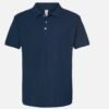 CAMISETA TIPO POLO AZUL-GRIS-NEGRO
