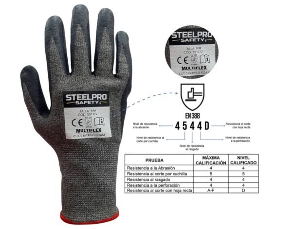 STELLPRO2 GUANTE ANTICORTE STEELPRO